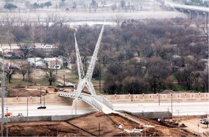 Controversial SkyDance Bridge project almost complete.  Photo by Doug Hoke, Daily Oklahoman.